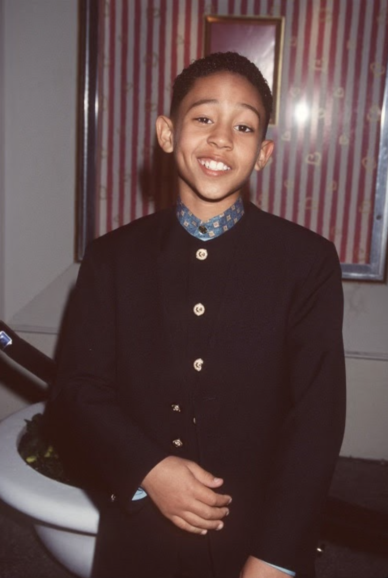 Jesus Calling podcast 422 featuring Tahj Mowry - shown here as a young boy